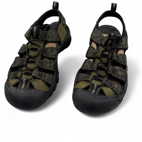Keen Newport H2 Sandals Mens Size 8 – Olive Black – NEW‎ in Box